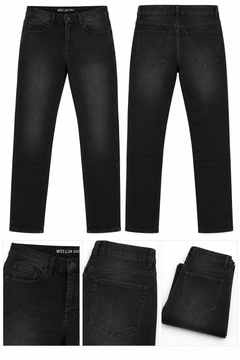 Black Washed Slim Fit Jeans
