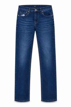 Blue Stonewash Regular Fit Jeans