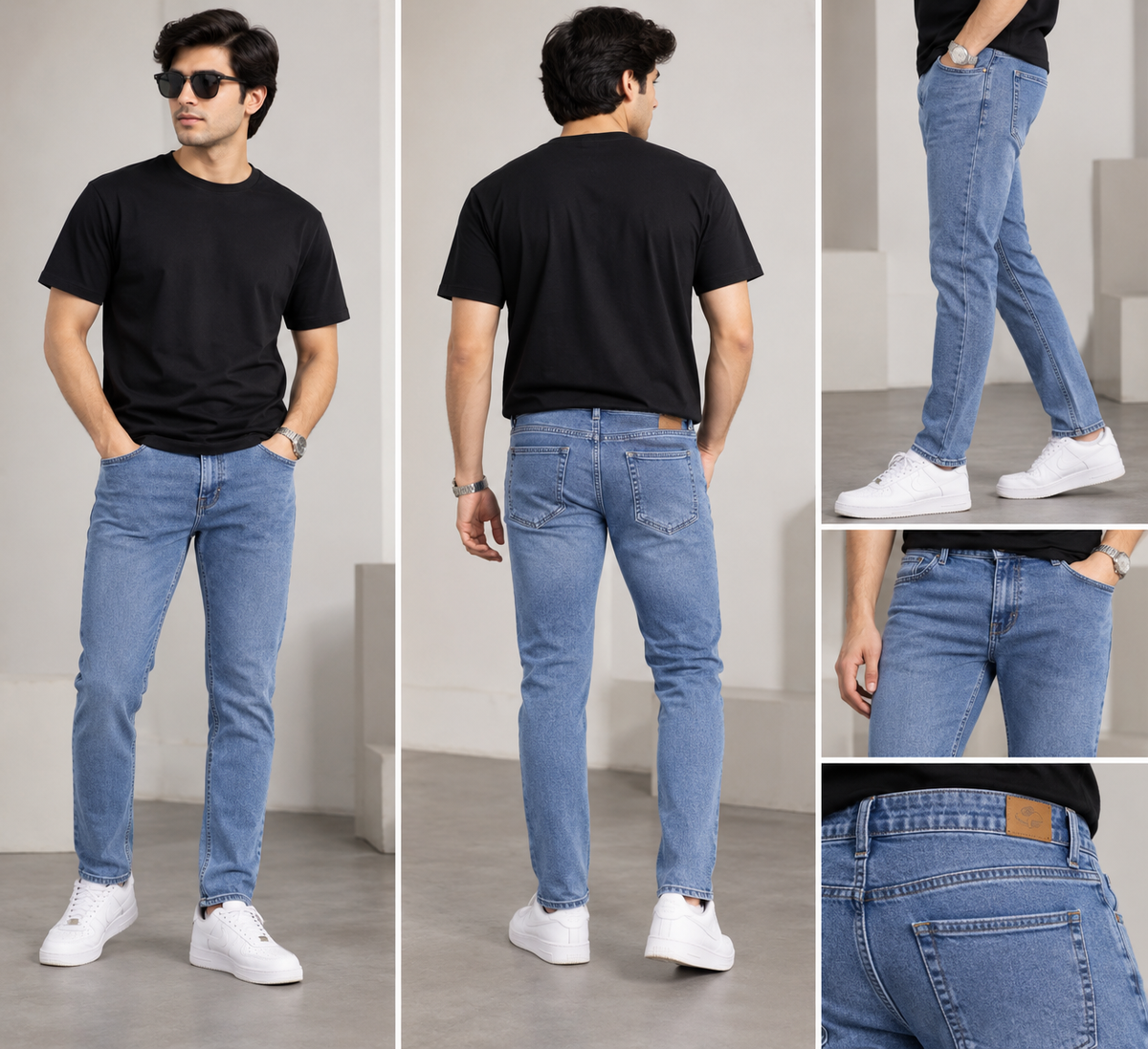 Light Blue Slim Fit Jeans