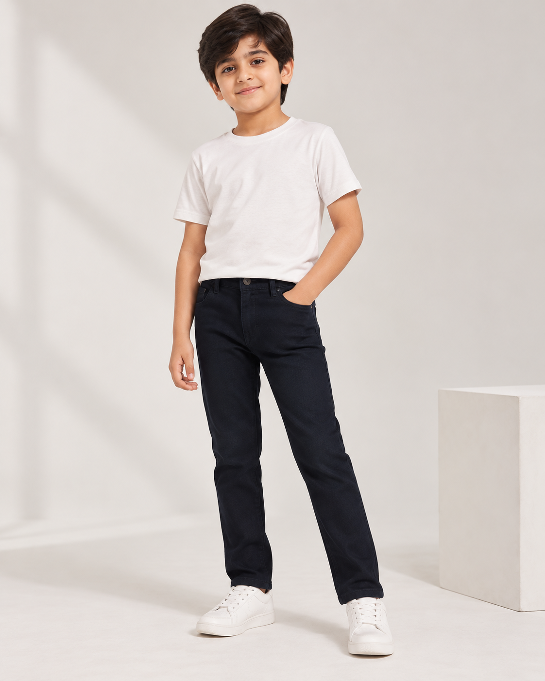 Kids Dark Navy Slim Fit Jeans